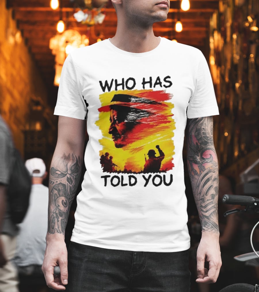 Edwin Sifuna Wears Raila Odinga's Who Has Told You T-Shirt