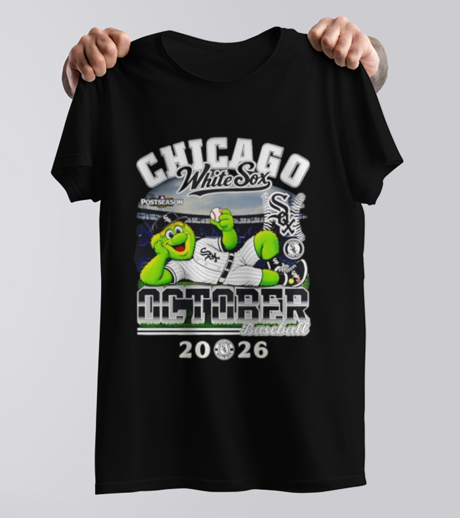 Chicago White Sox Southpaw Mascot 2026 MLB Postseason October Baseball T-Shirt