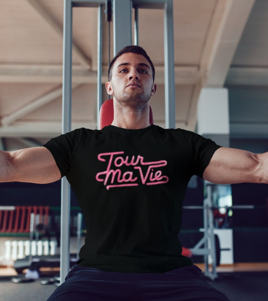 Doja Cat Tour Ma Vie Tunnel Pink Neon Styling T-Shirt