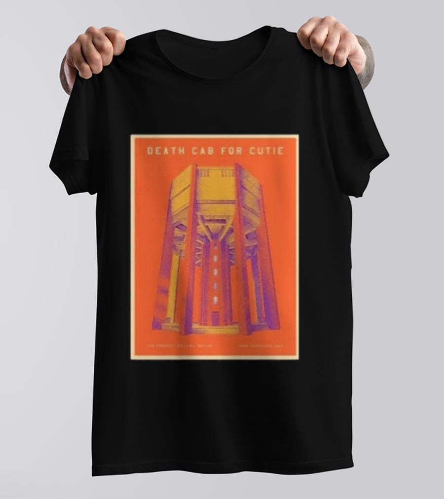 Death Cab For Cutie September 23 2026 Bristol I Built You A Tower Tour Prospect Building UK Event T-Shirt