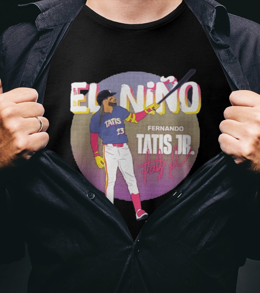 Fernando Tatis Jr. El Niño San Diego Padres Batting T-Shirt