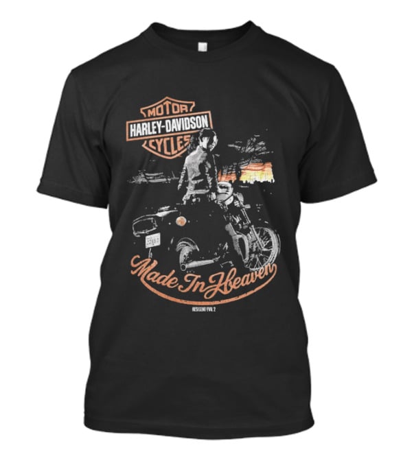 Harley Davidson Motor Cycles Made In Heaven Retro Style Biker Adventure T-Shirt