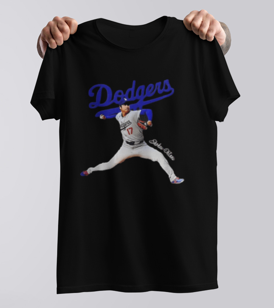 Dodgers Shohei Ohtani 17 Baseball Player Los Angeles T-Shirt