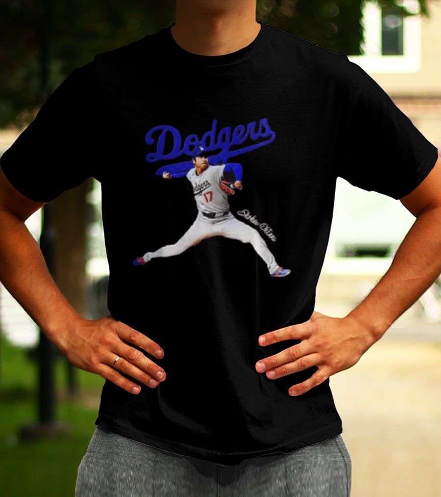 Dodgers Shohei Ohtani 17 Baseball Player Los Angeles T-Shirt