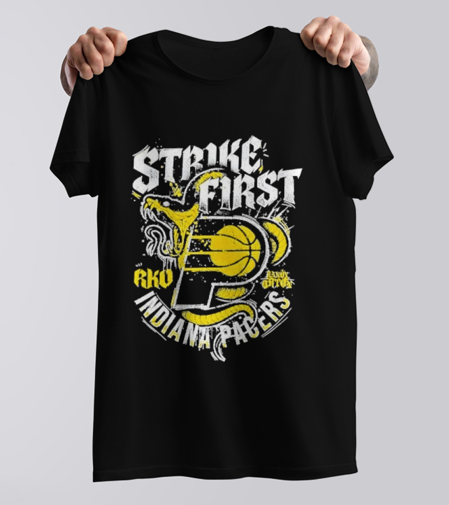 Strike First Indiana Pacers RKO Randy Orton Snake T-Shirt