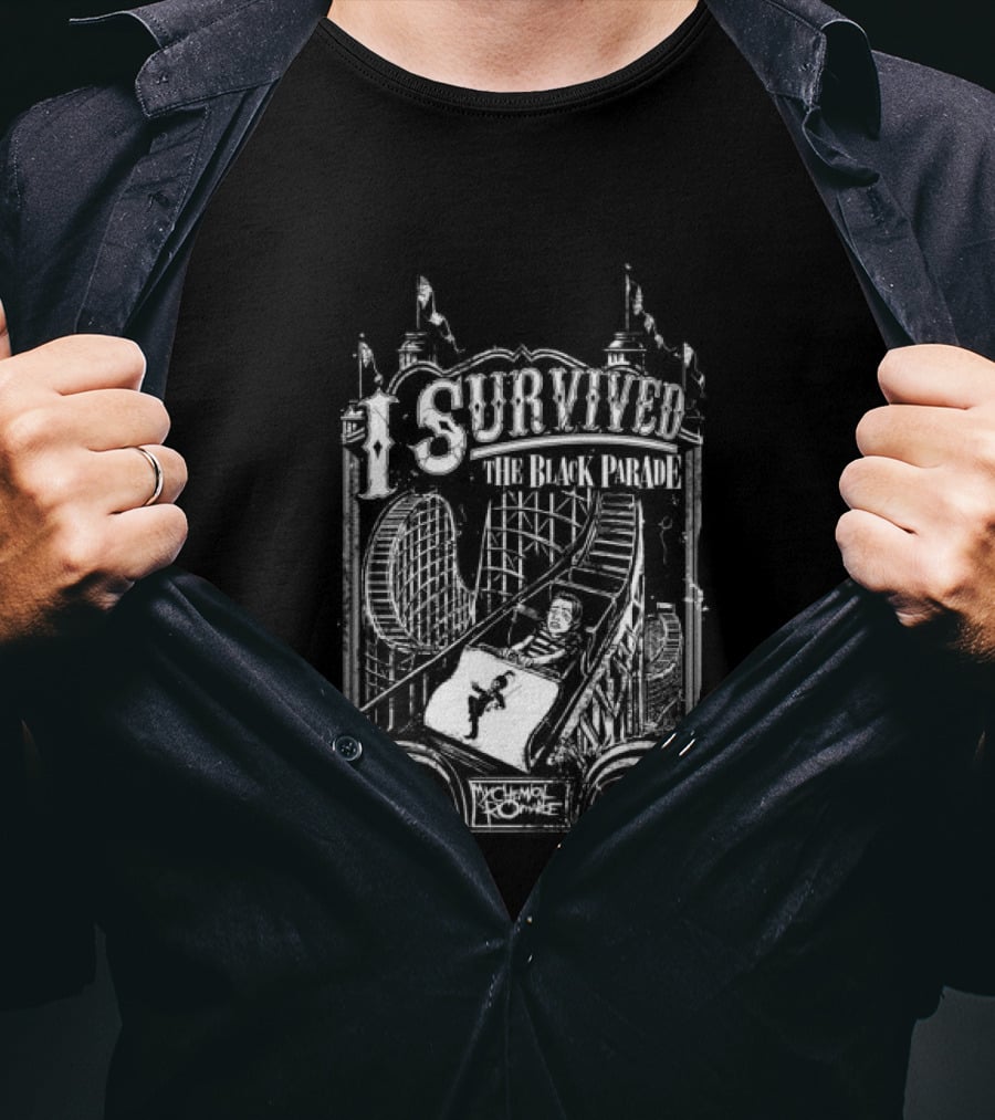 My Chemical Romance I Survived Haunted House T-Shirt