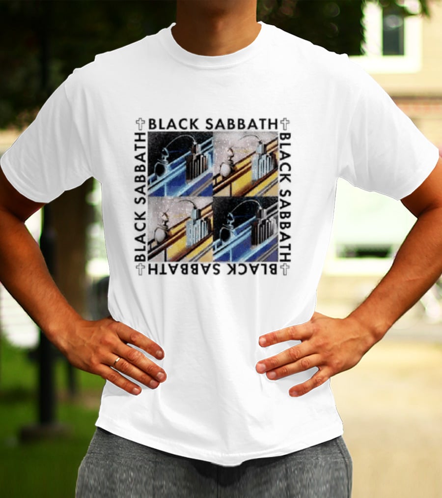 Black Sabbath Technical Ecstasy Raglan Blocks T-Shirt