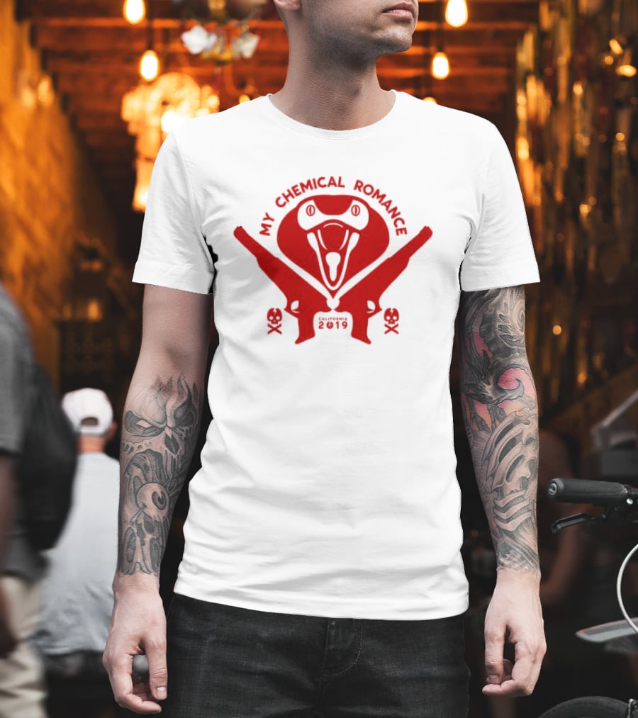 My Chemical Romance Cobrahead 2011 Guns And Snake T-Shirt