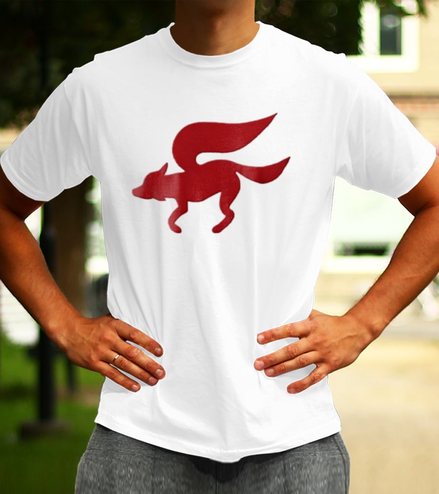 Flying Red Fox Tail Mythical Creature T-Shirt