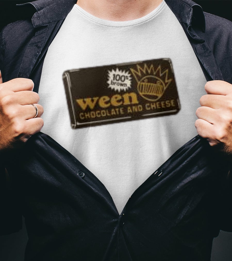 Ween Chocolate And Cheese 100% Brown T-Shirt