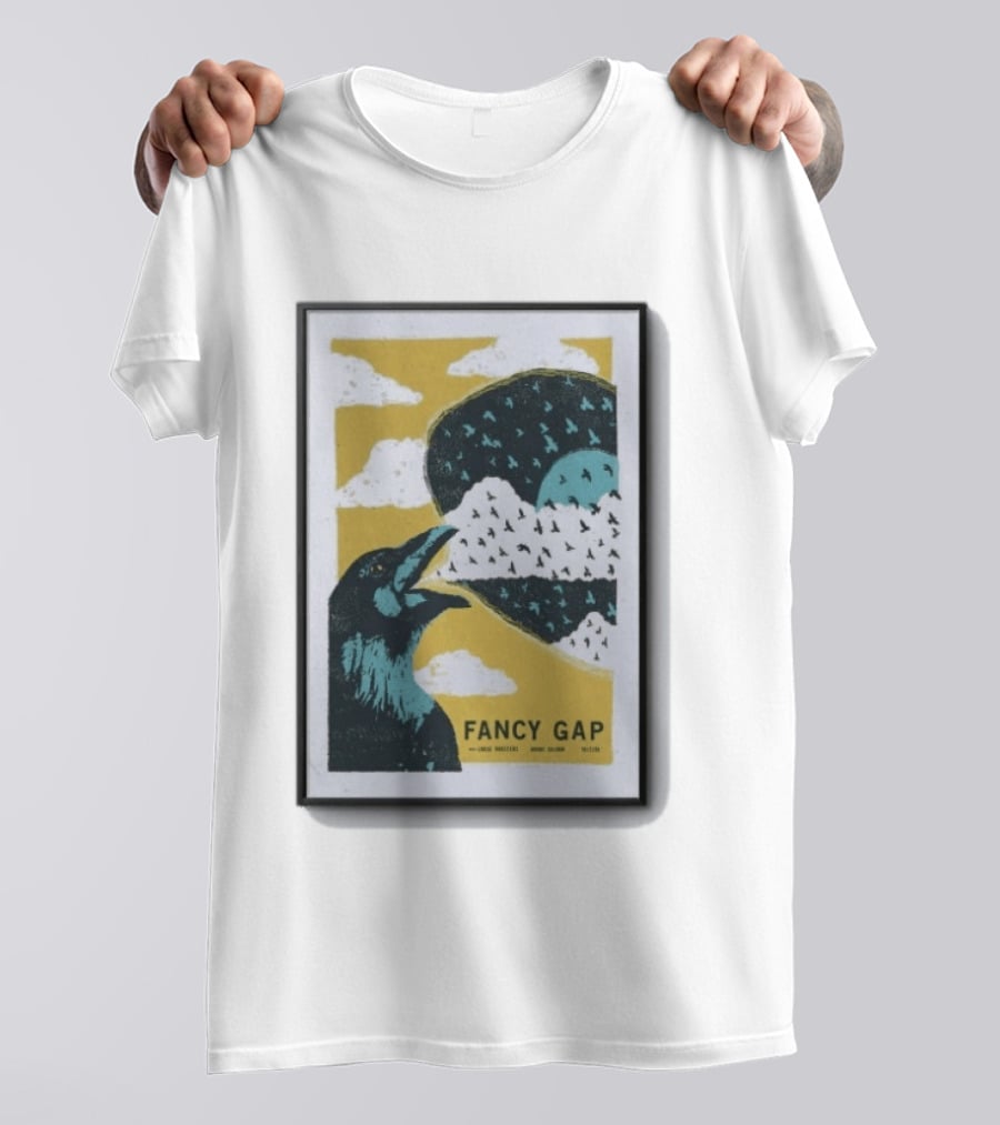 Fancy Gap Oct 2 2026 Boone Saloon Vintage Crow And Cloud Print T-Shirt