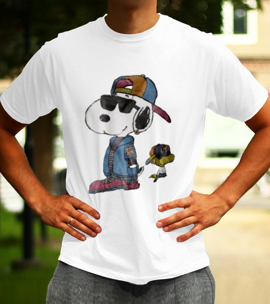 Snoopy Woodstock Cool Sunglasses Cap Jacket T-Shirt