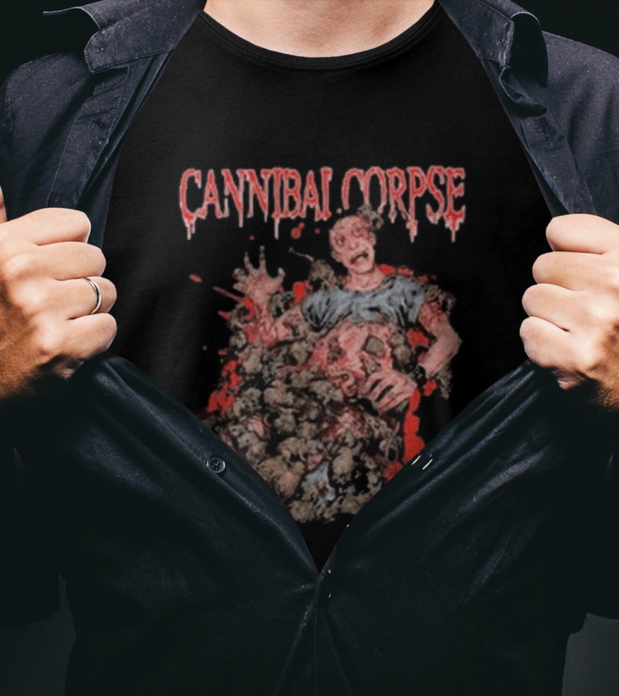 Cannibal Corpse Devoured By Vermin Horror Scene T-Shirt