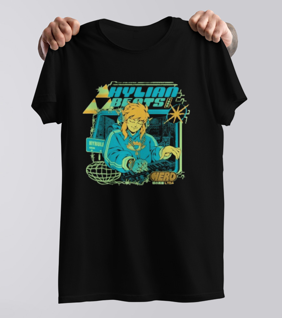 Heroic Hylian Beats Hyrule Arena Worldwide T-Shirt