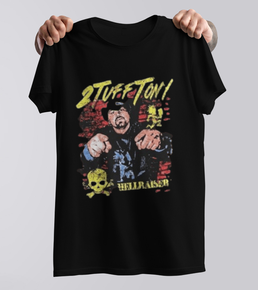 2 Tuff Tony Hellraiser Insane Clown Posse Skull Brick Wall T-Shirt