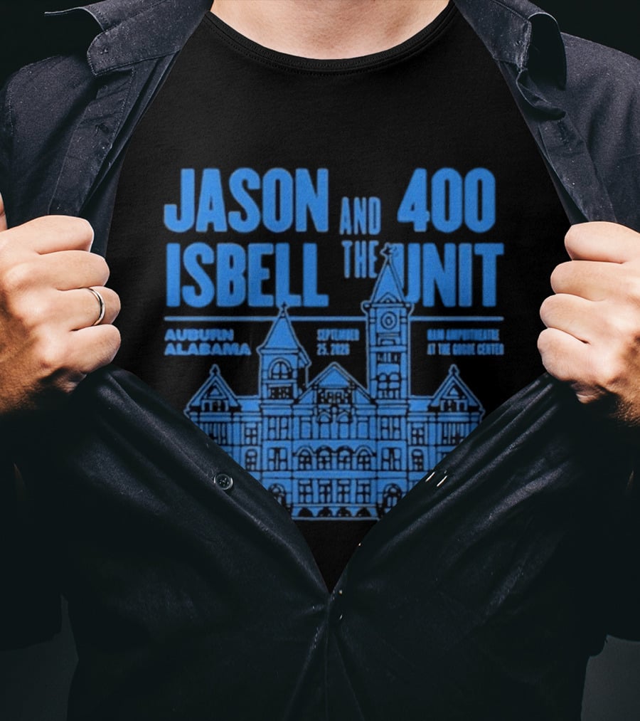 Jason Isbell And The 400 Unit Auburn Alabama September 25 2026 Live At The Googe Center T-Shirt