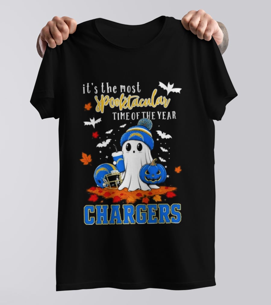 It's The Most Spooktacular Time Of The Year Los Angeles Chargers Halloween T-Shirt