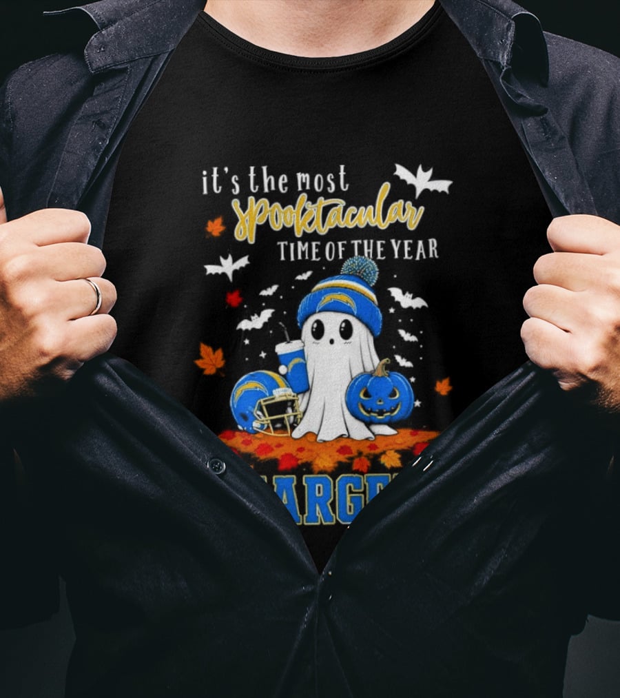 It's The Most Spooktacular Time Of The Year Los Angeles Chargers Halloween T-Shirt