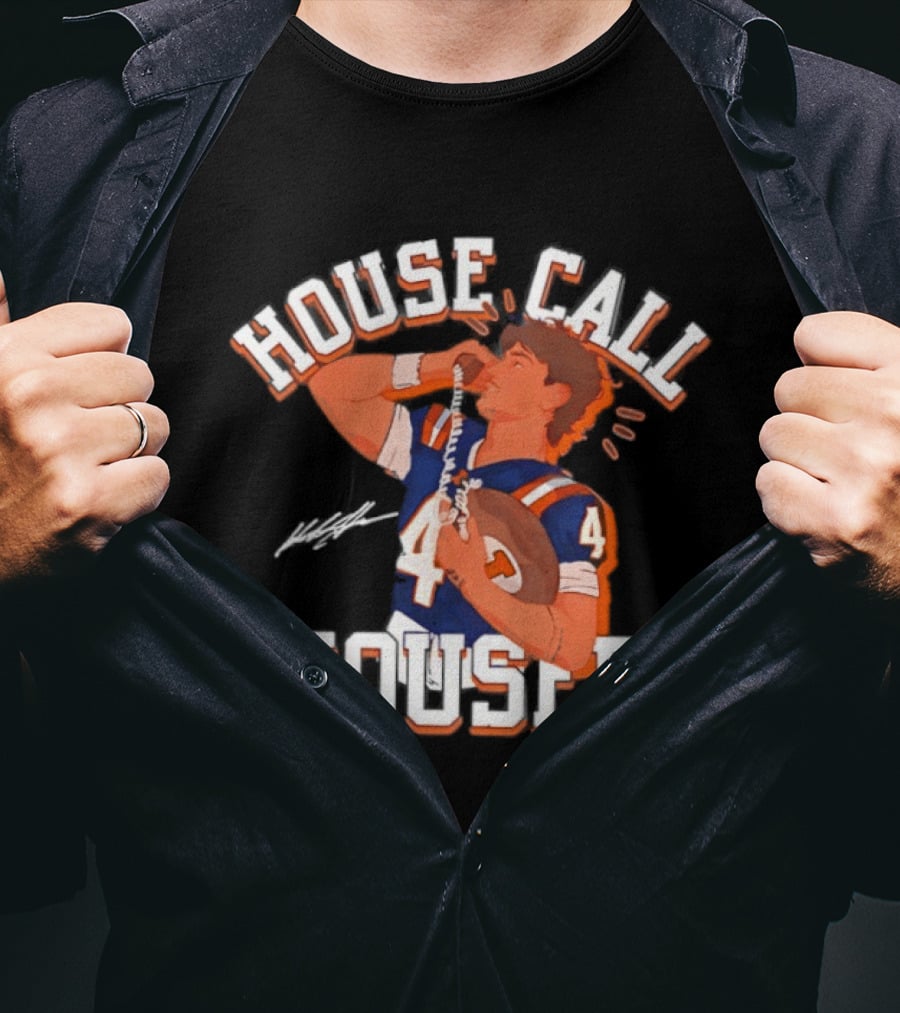 House Call Houser Illinois Fighting Illini Football T-Shirt