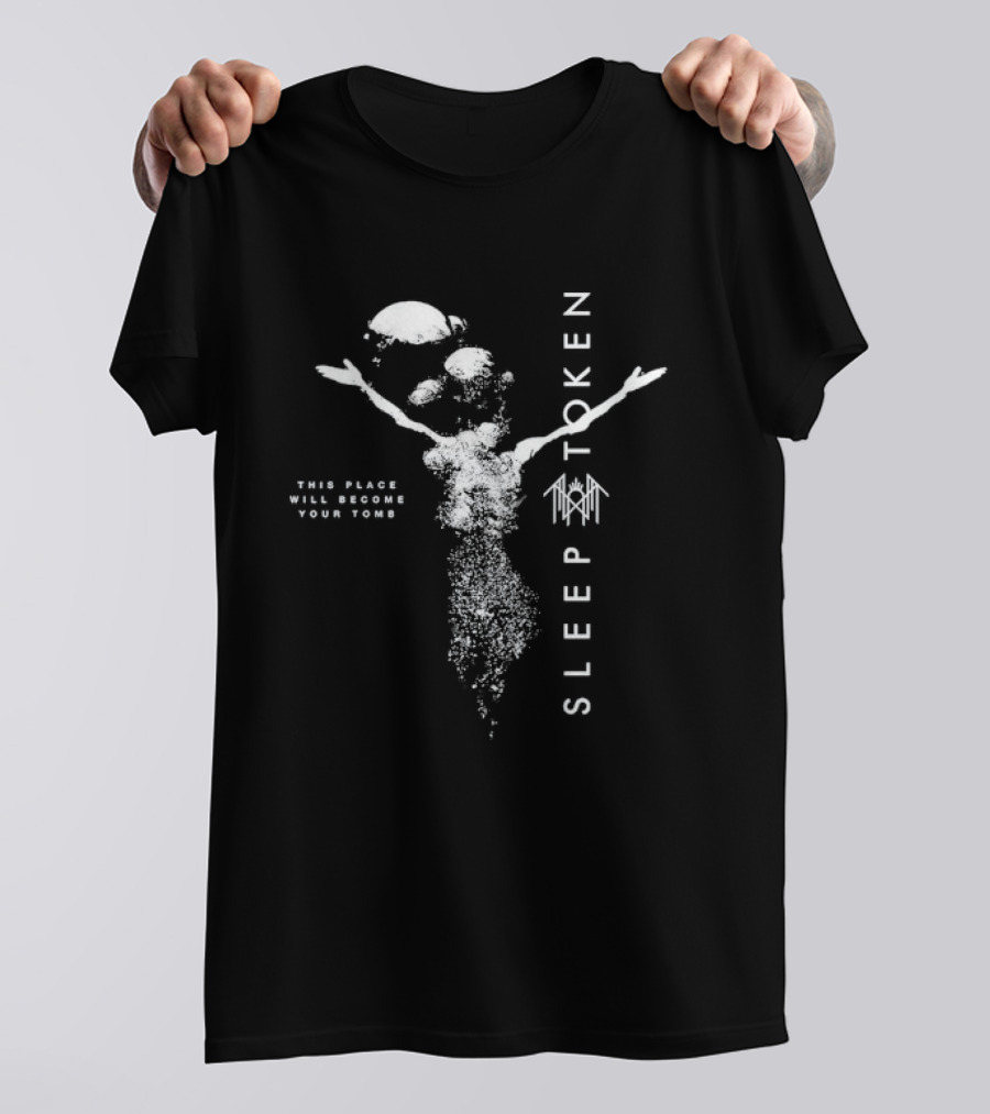 Sleep Token This Place Will Become Your Tomb Underwater Tomb Vertical Bubbles T-Shirt