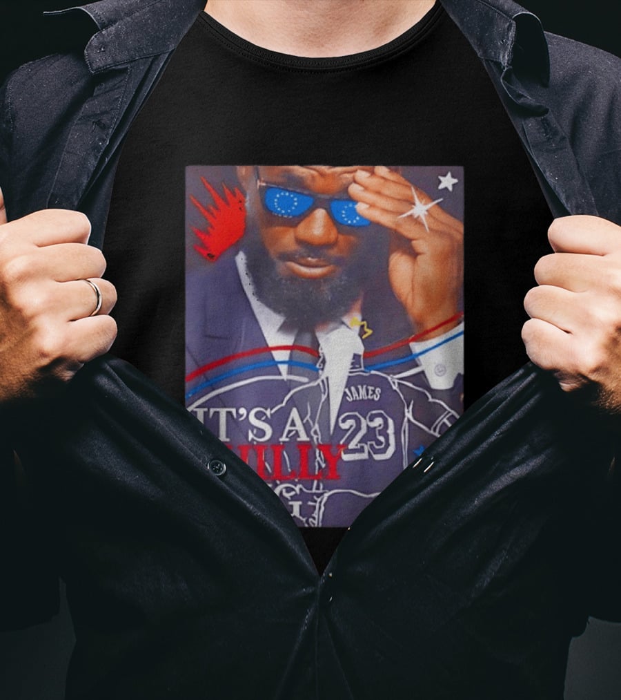 LeBron James 23 It's A Philly King Philadelphia 76ers T-Shirt
