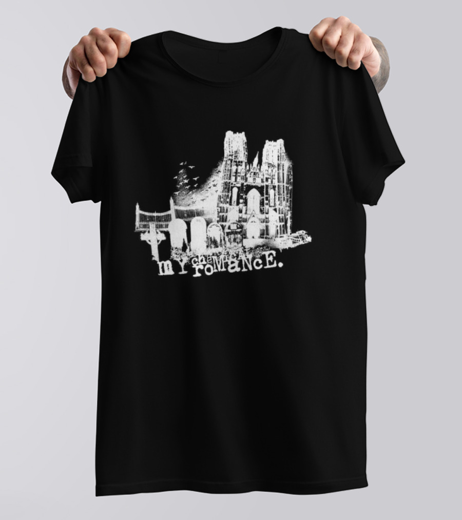 My Chemical Romance Halloween Spooky Graveyard Scene T-Shirt