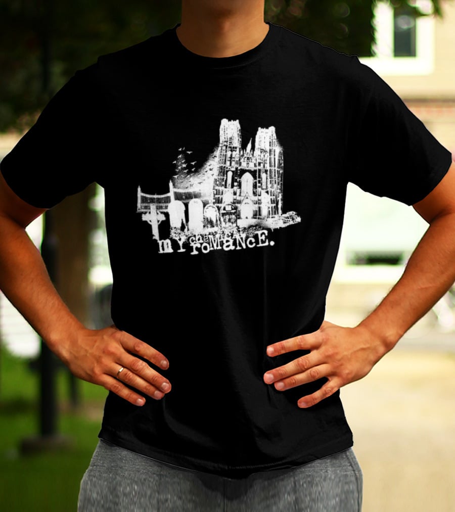 My Chemical Romance Halloween Spooky Graveyard Scene T-Shirt