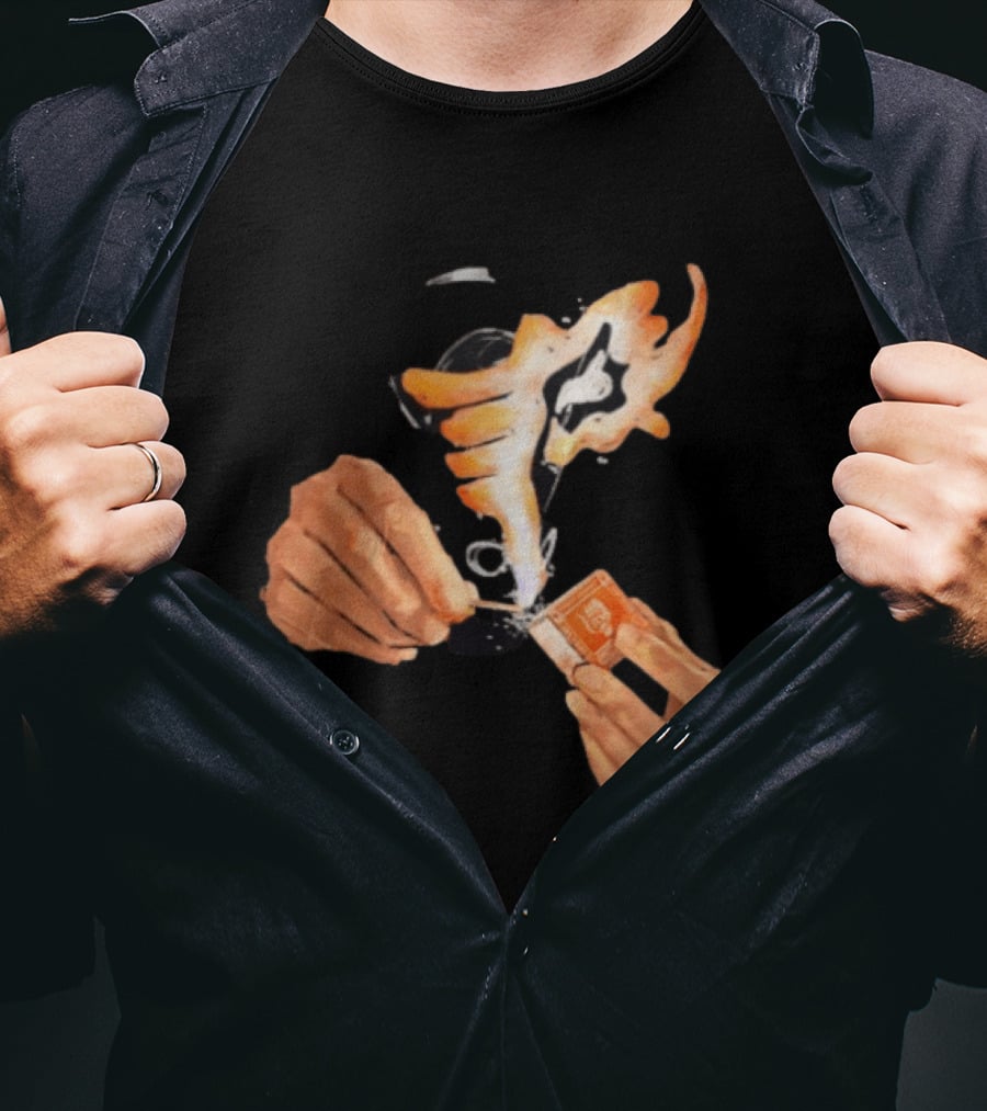 Strike And Ignite Phoenix Flare With Mystic Match Ignition T-Shirt