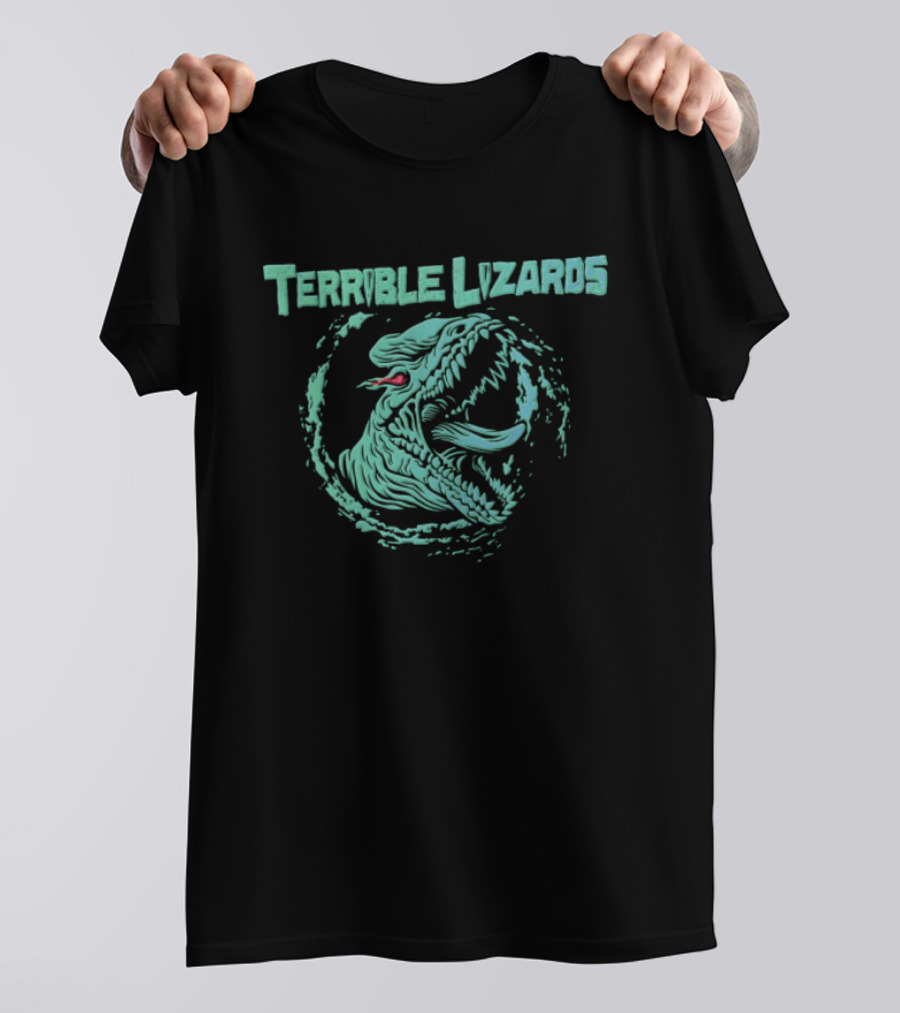Terrible Lizards Dinosaur Rex Roaring T-Shirt