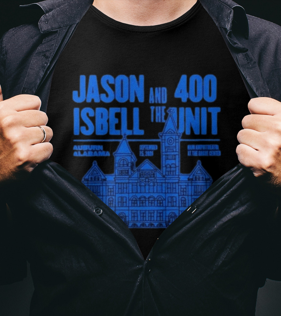 Jason Isbell And The 400 Unit Auburn Alabama Event At Gogue Center September 25 2026 T-Shirt