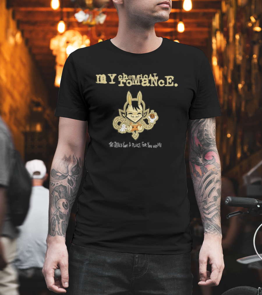 My Chemical Romance Devlish Cute Bat Coffee Devil Original T-Shirt