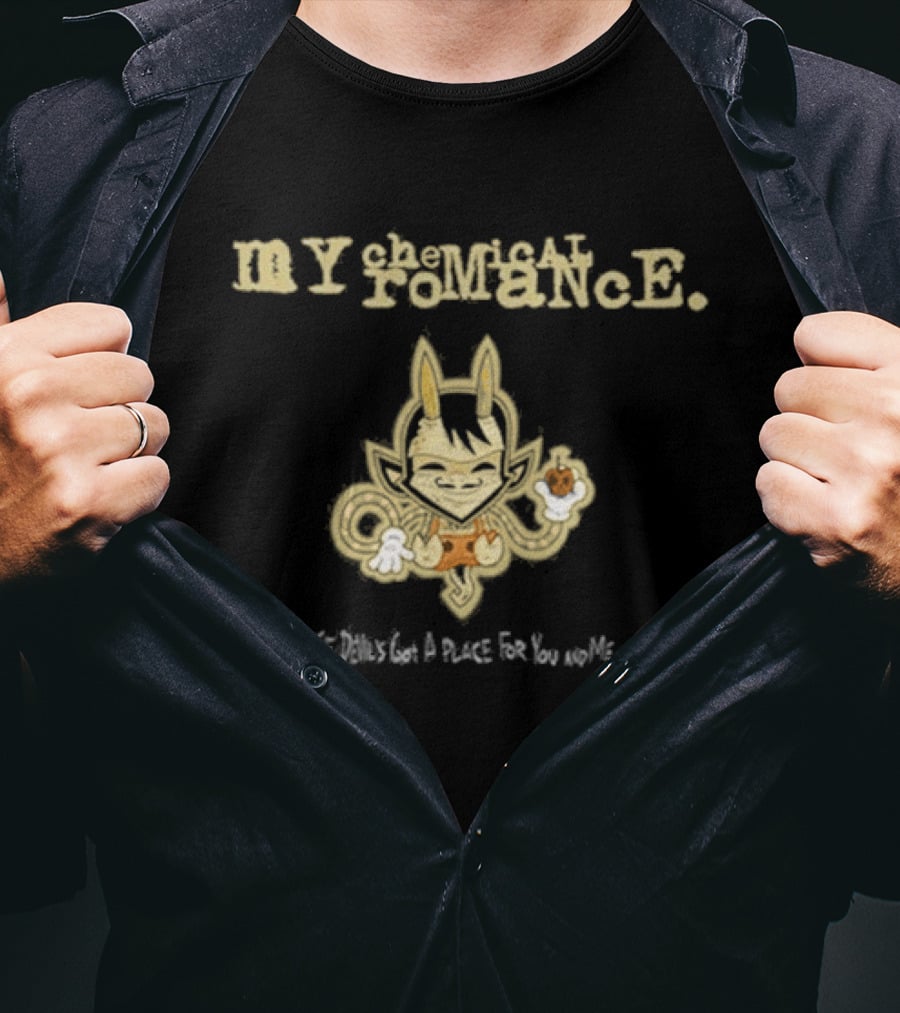 My Chemical Romance Devlish Cute Bat Coffee Devil Original T-Shirt