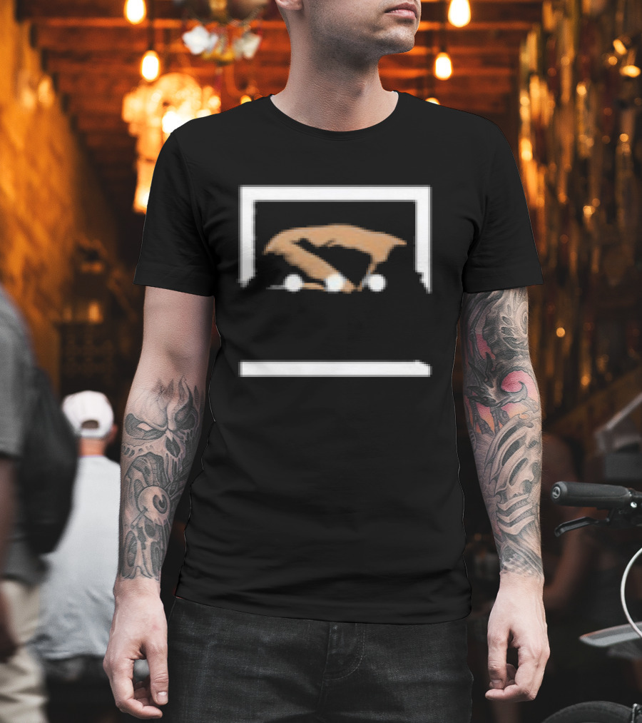 Parting Gift Records Too Close To Touch Album Swoosh Abstract T-Shirt