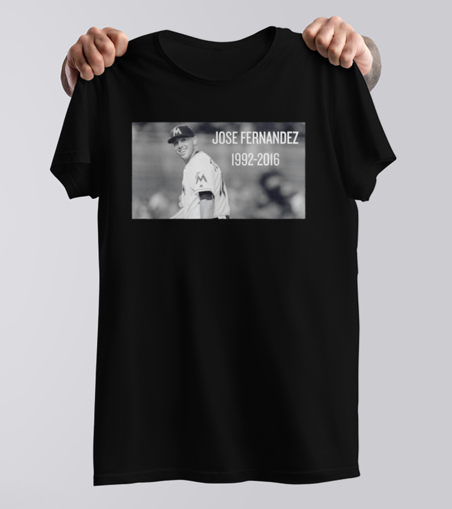 Jose Fernandez Miami 1992 2016 Memoriam T-Shirt