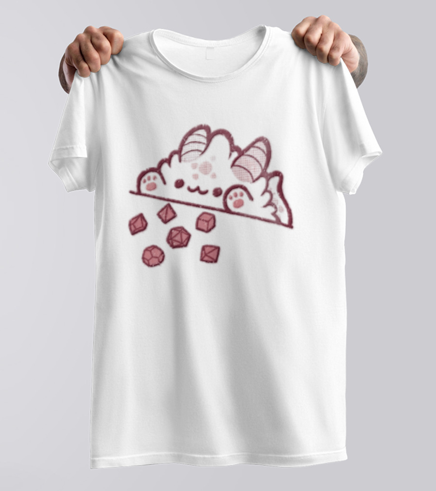 Bongo Cat Dnd Adventure Dice Fantasy T-Shirt