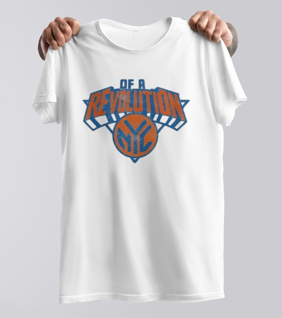 Revolution NYC New York Knicks Basketball Oar T-Shirt