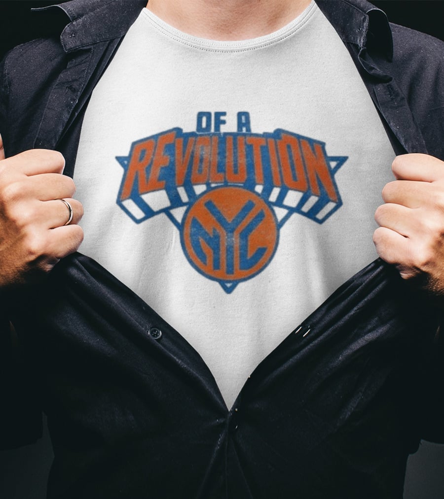 Revolution NYC New York Knicks Basketball Oar T-Shirt