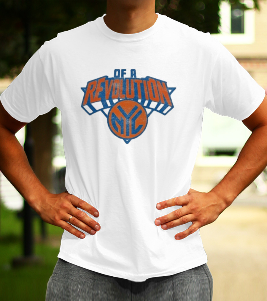 Revolution NYC New York Knicks Basketball Oar T-Shirt