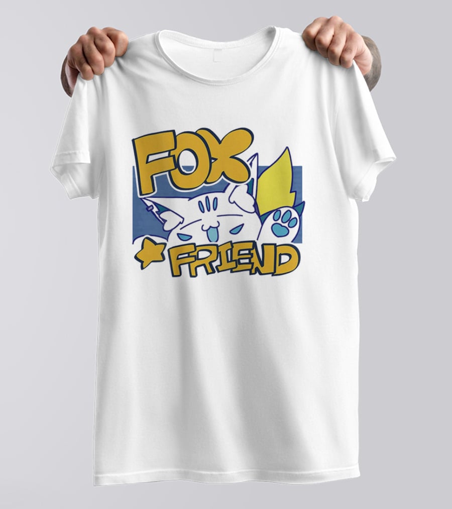 Shirakami Fubuki Fox Friend Anime Style Companion T-Shirt