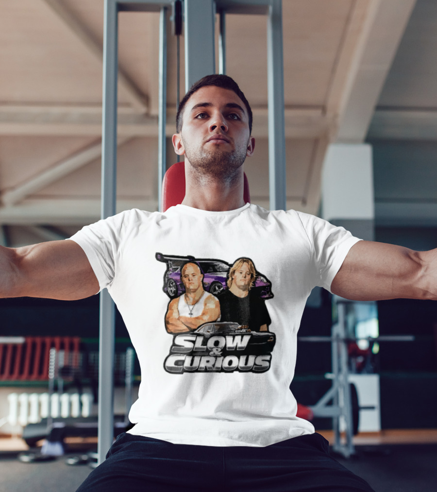 Slow & Curious Duo With Sports Cars And Menacing Muscle Cars T-Shirt