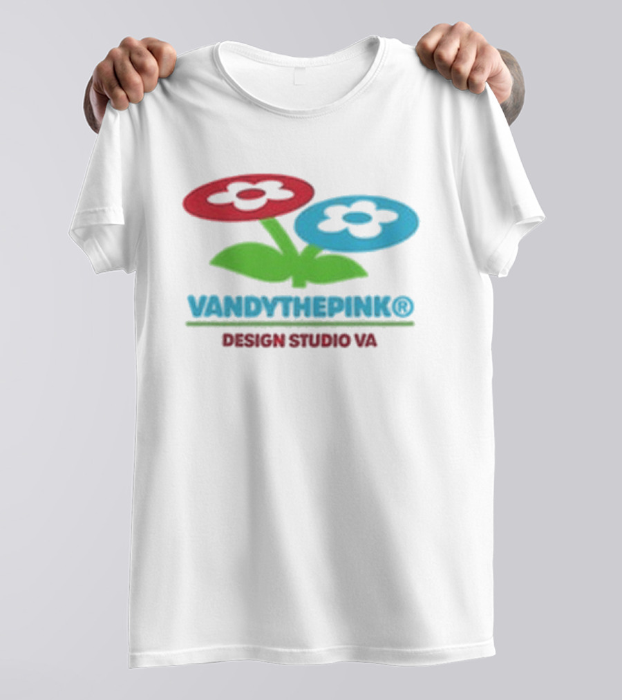 Vandythepink Two Flower Buckle Design Studio VA T-Shirt