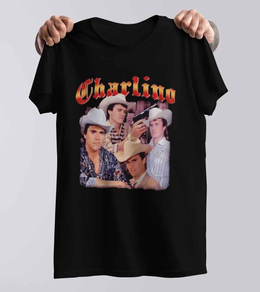Charlino Sanchez Cowboy Tribute Collage T-Shirt