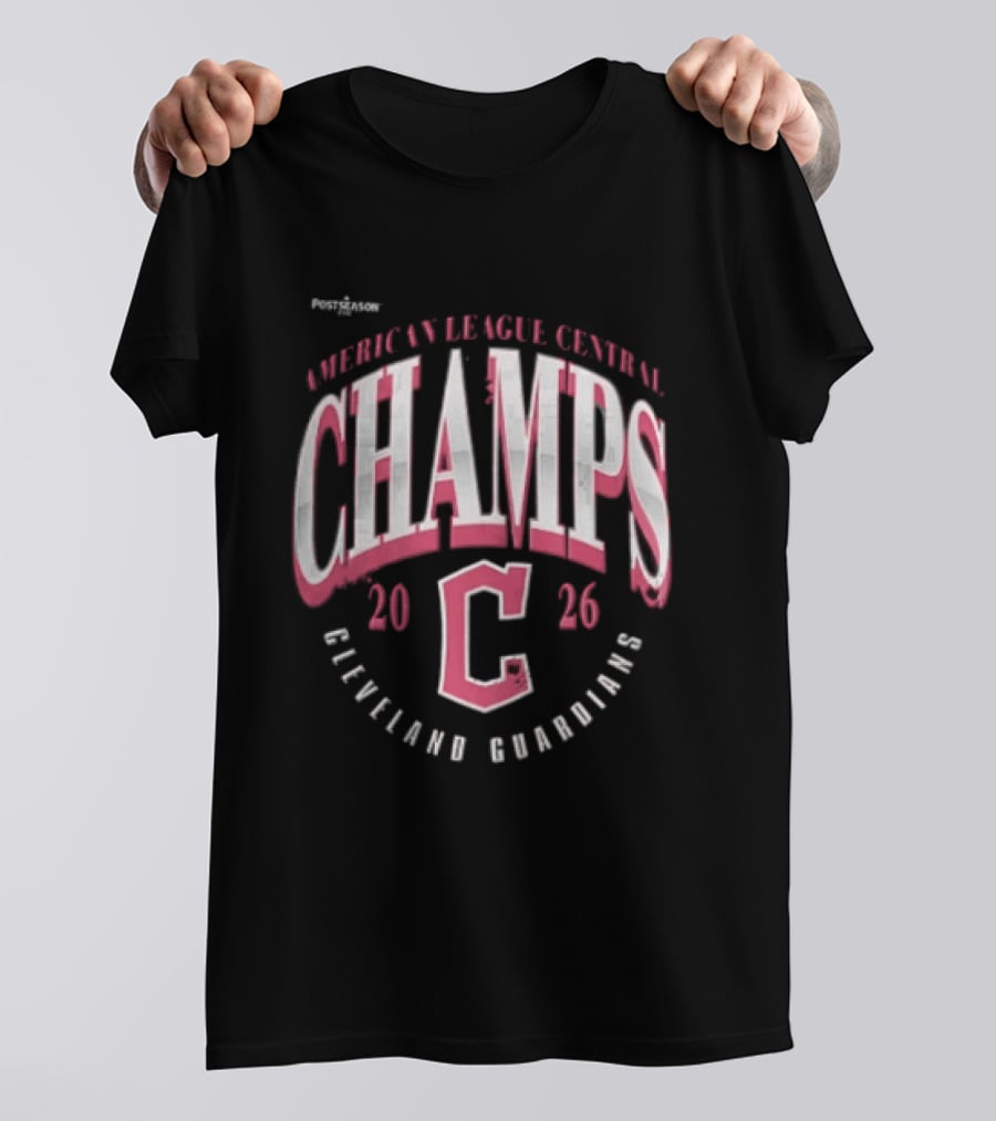 Cleveland Guardians American League Central Champs 2026 C T-Shirt