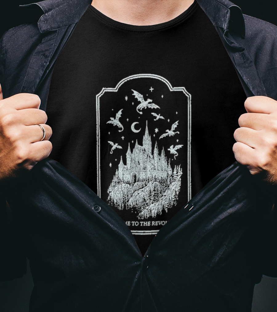 Fourth Wing Welcome To The Revolution Castle And Flying Beasts T-Shirt