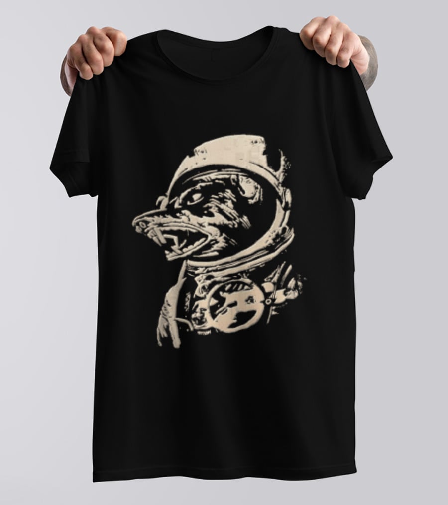 Grissom Space Dog In Astronaut Suit T-Shirt
