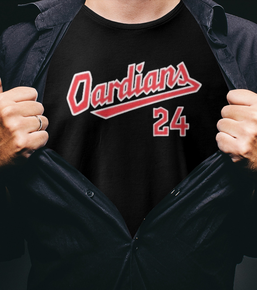 OAR Of A Revolution Oardians 24 Cleveland Guardians T-Shirt