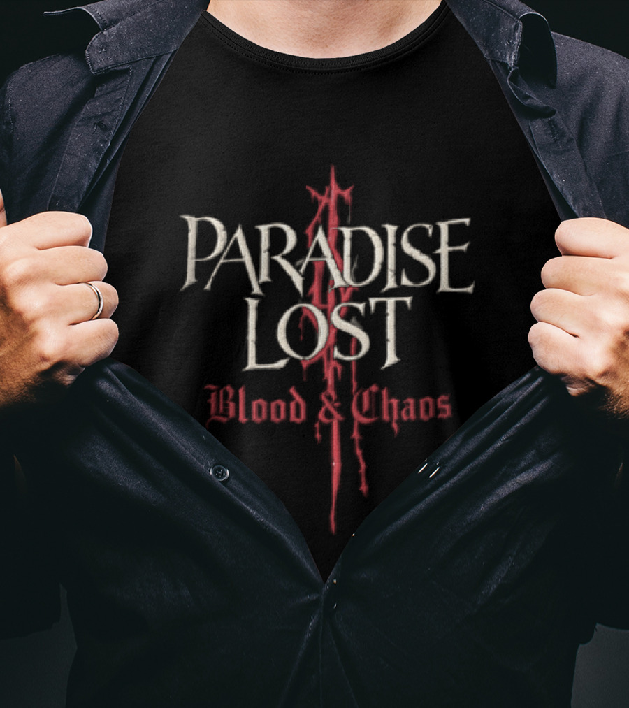Paradise Lost Blood And Chaos Band Merchandising T-Shirt
