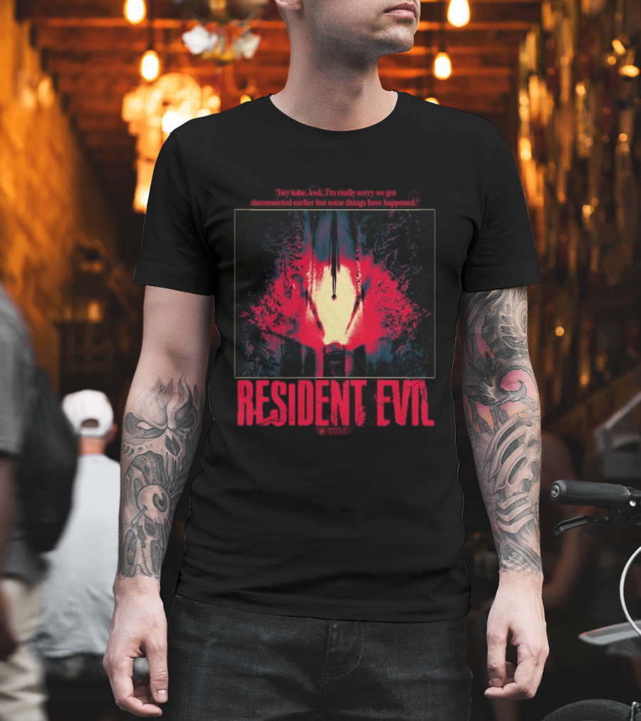 Resident Evil Studio House Designs Store Re Headlights T-Shirt