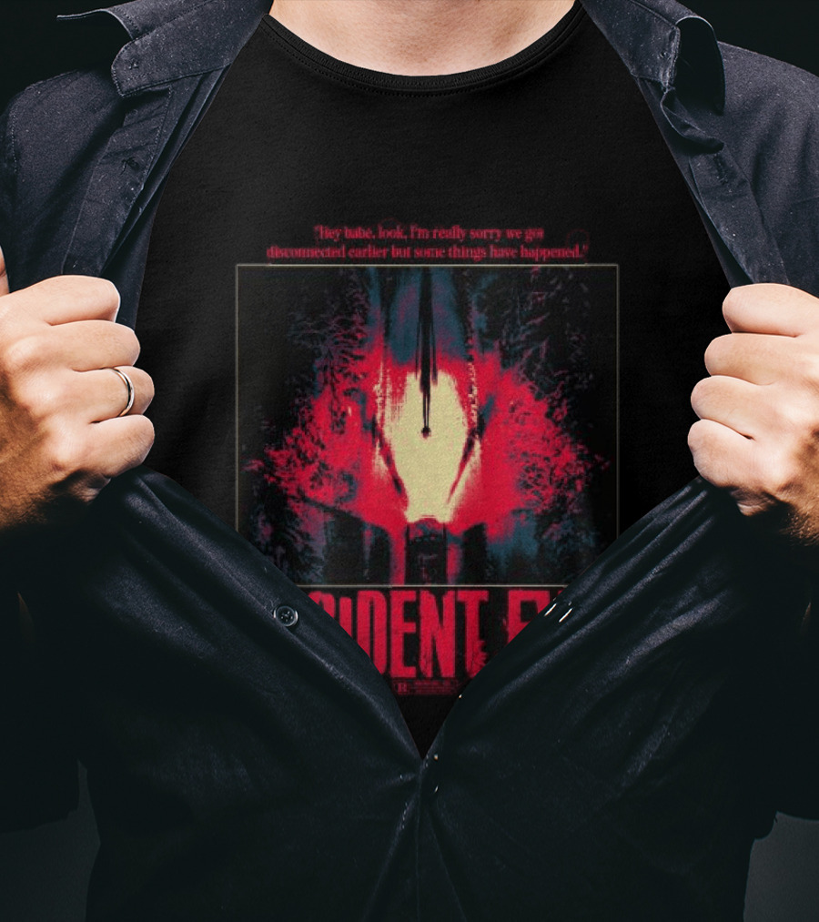 Resident Evil Studio House Designs Store Re Headlights T-Shirt