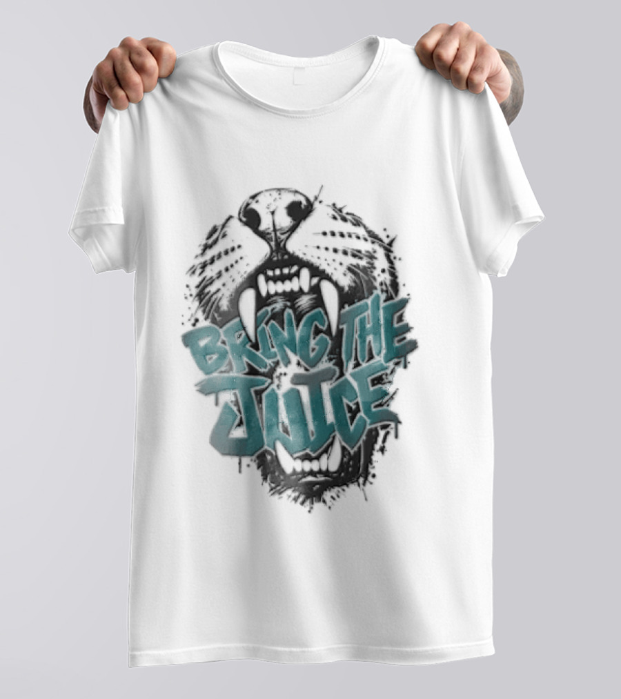 Bring The Juice Roaring Jaguar Head T-Shirt